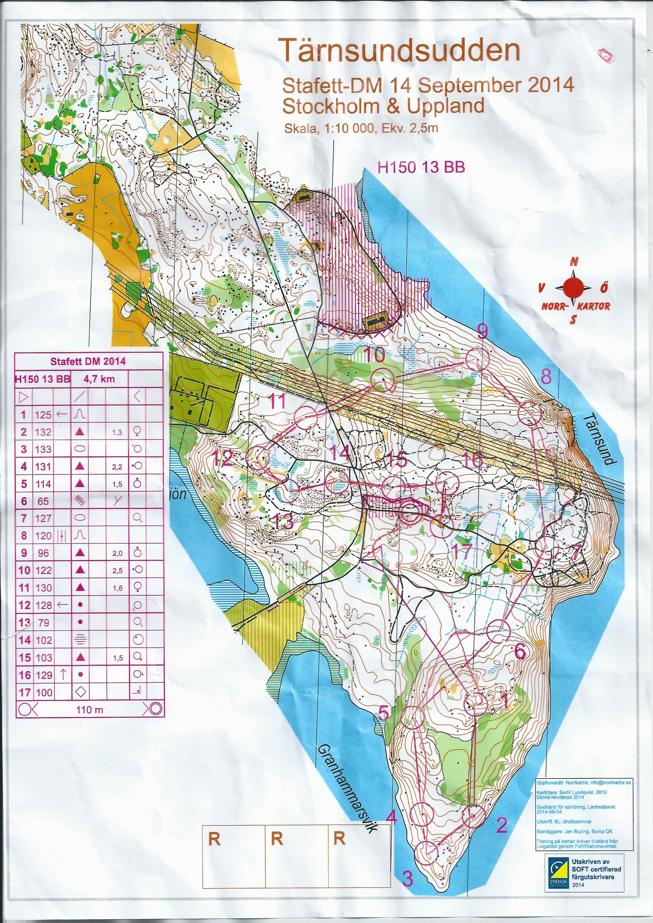 Stafett-DM 2014 (14-09-2014)