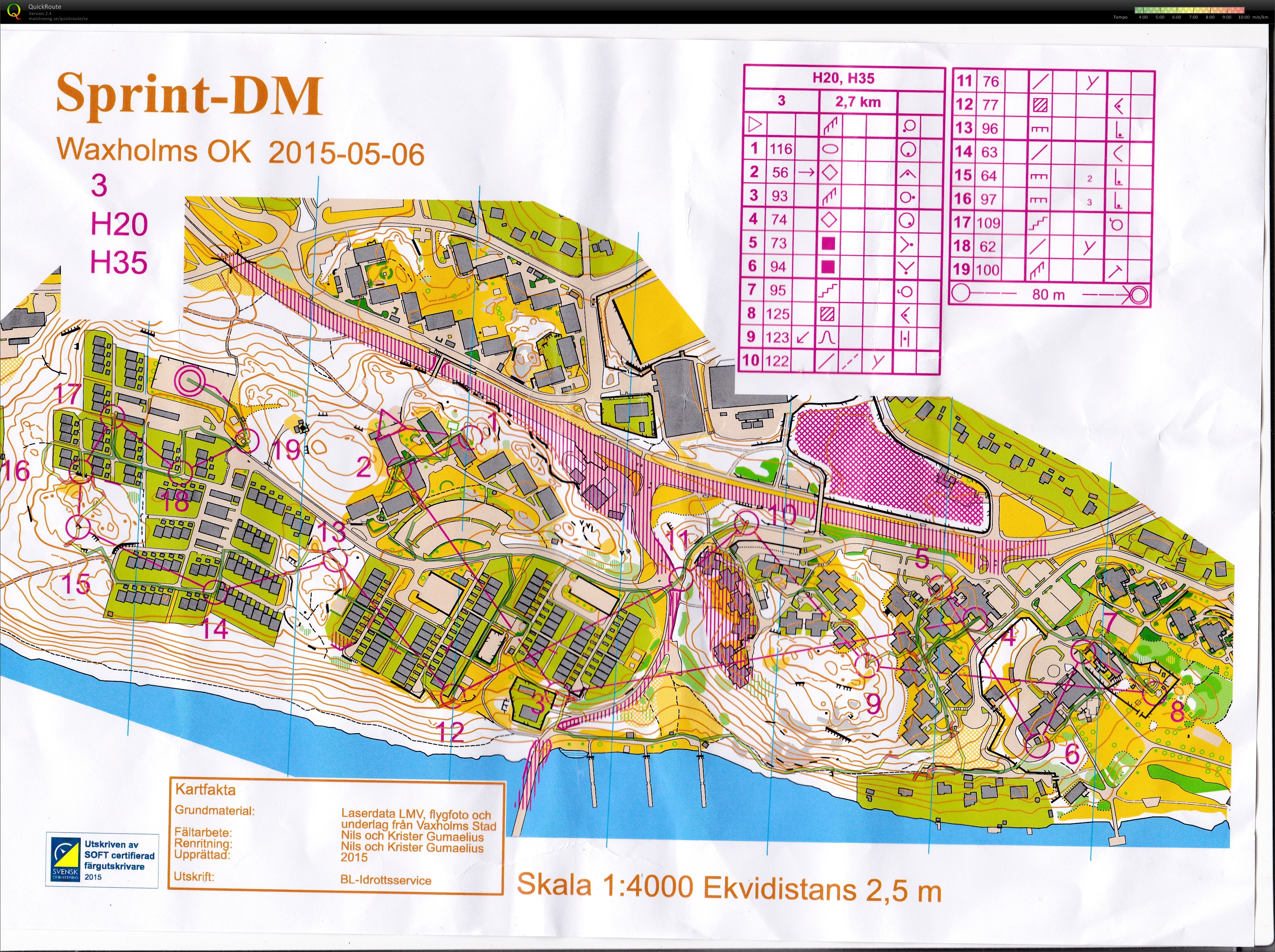 DM sprint, Stockholm (06.05.2015)