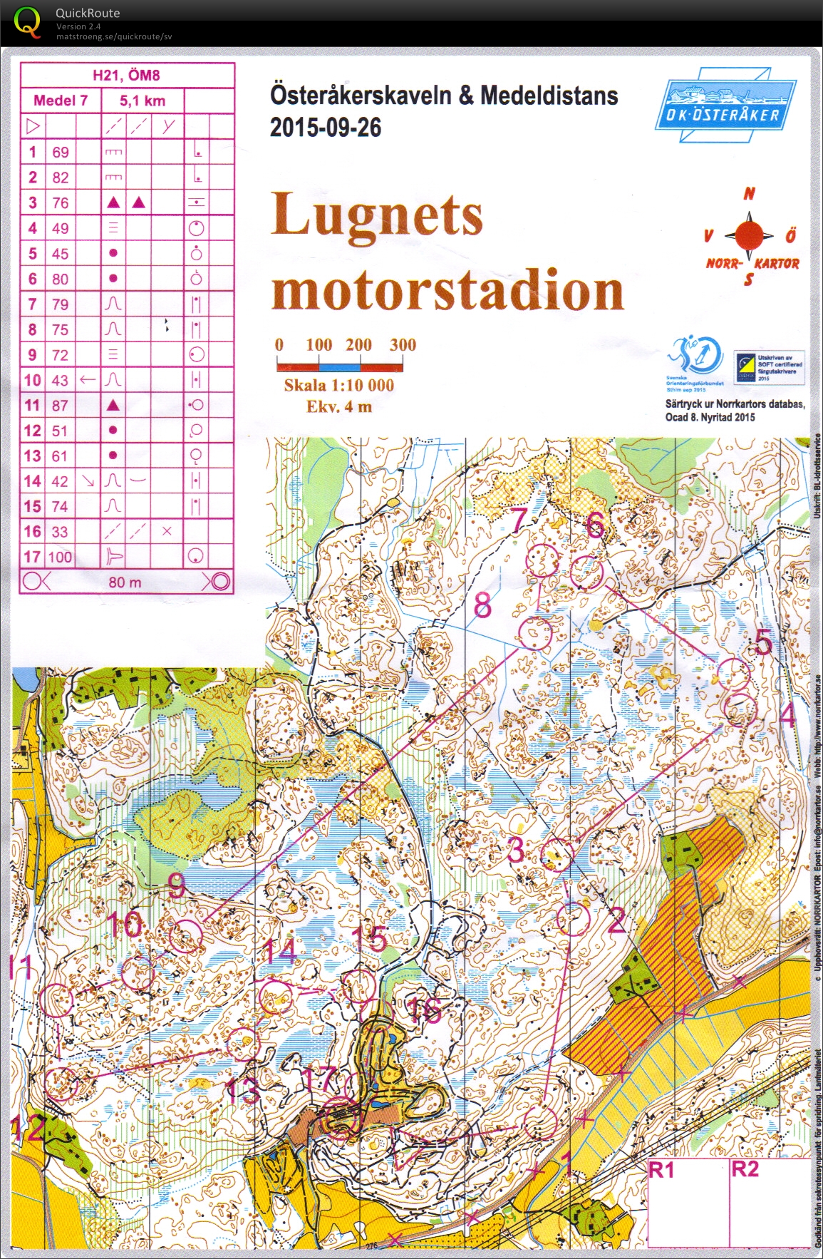 Österåkerskavelns medel (2015-09-26)