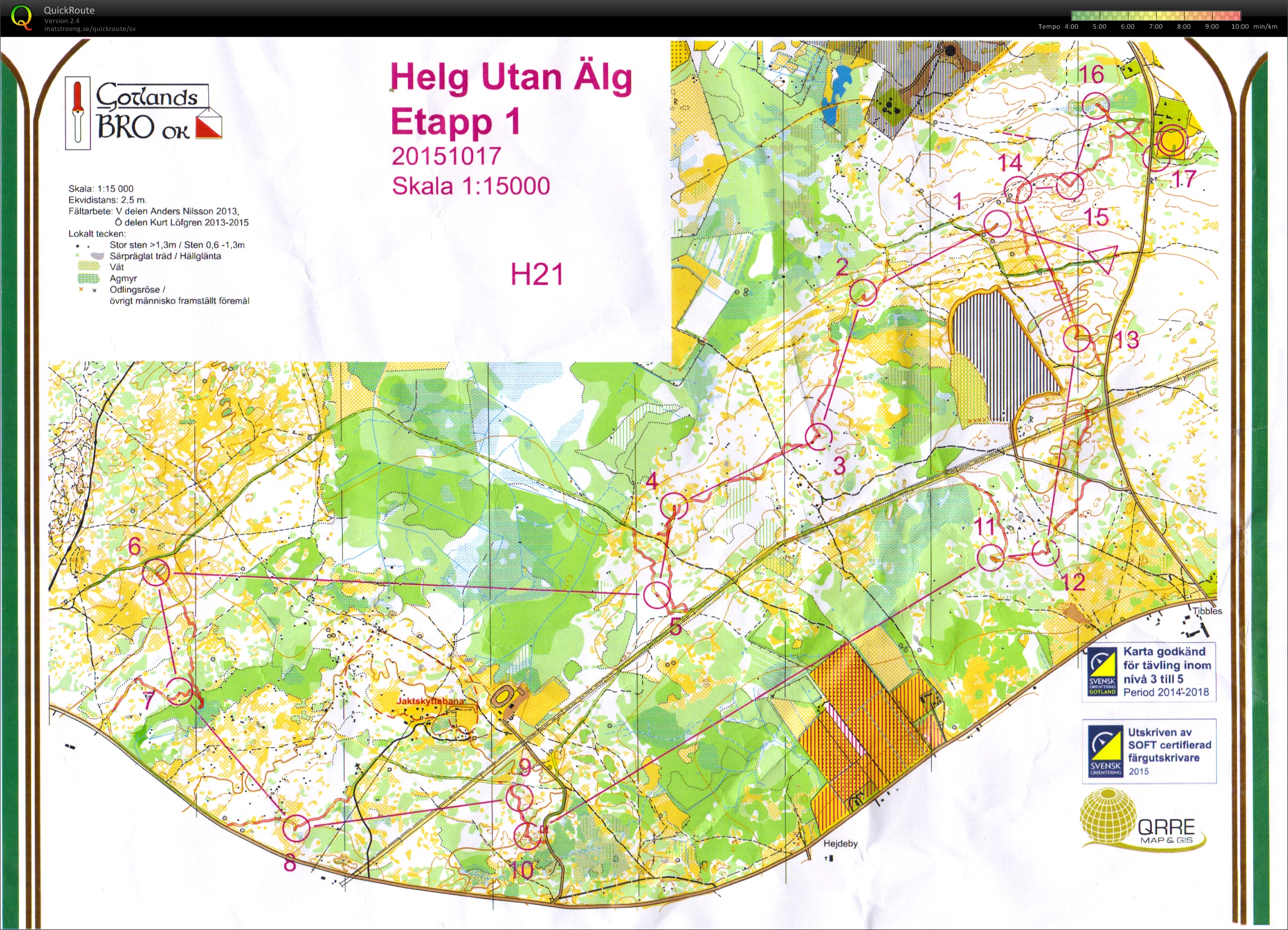 Helg utan älg Etapp 1 (2015-10-17)