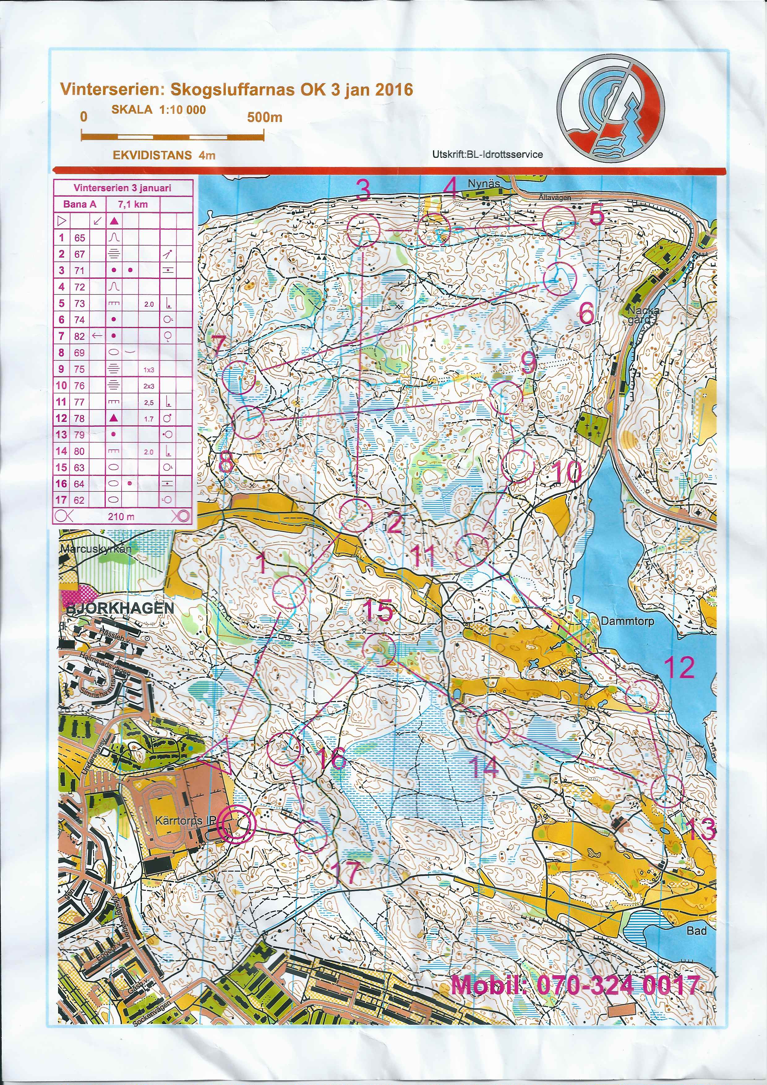 Vinterserien Kärrtorps IP (03.01.2016)