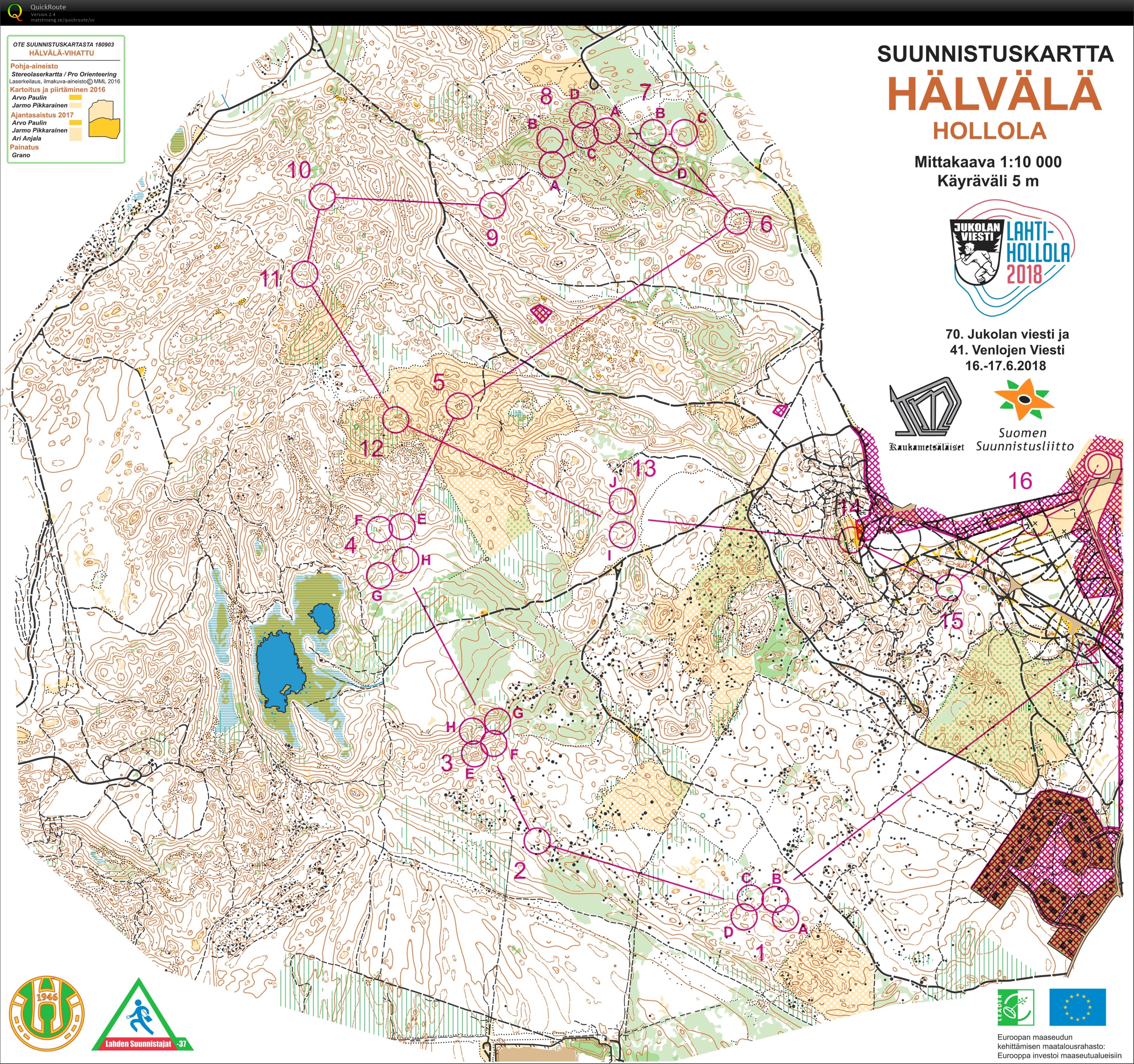 Jukola 2018 (sträcka 5) (17-06-2018)