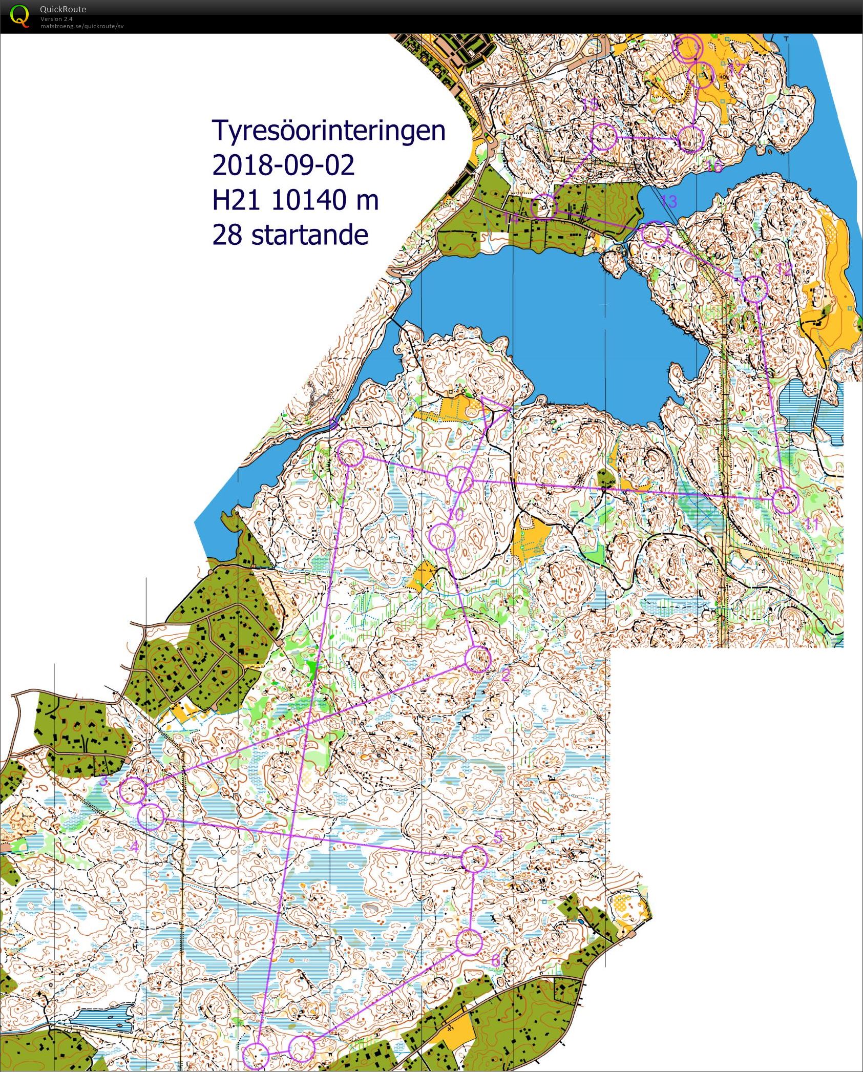 Tyresöorienteringen (02.09.2018)