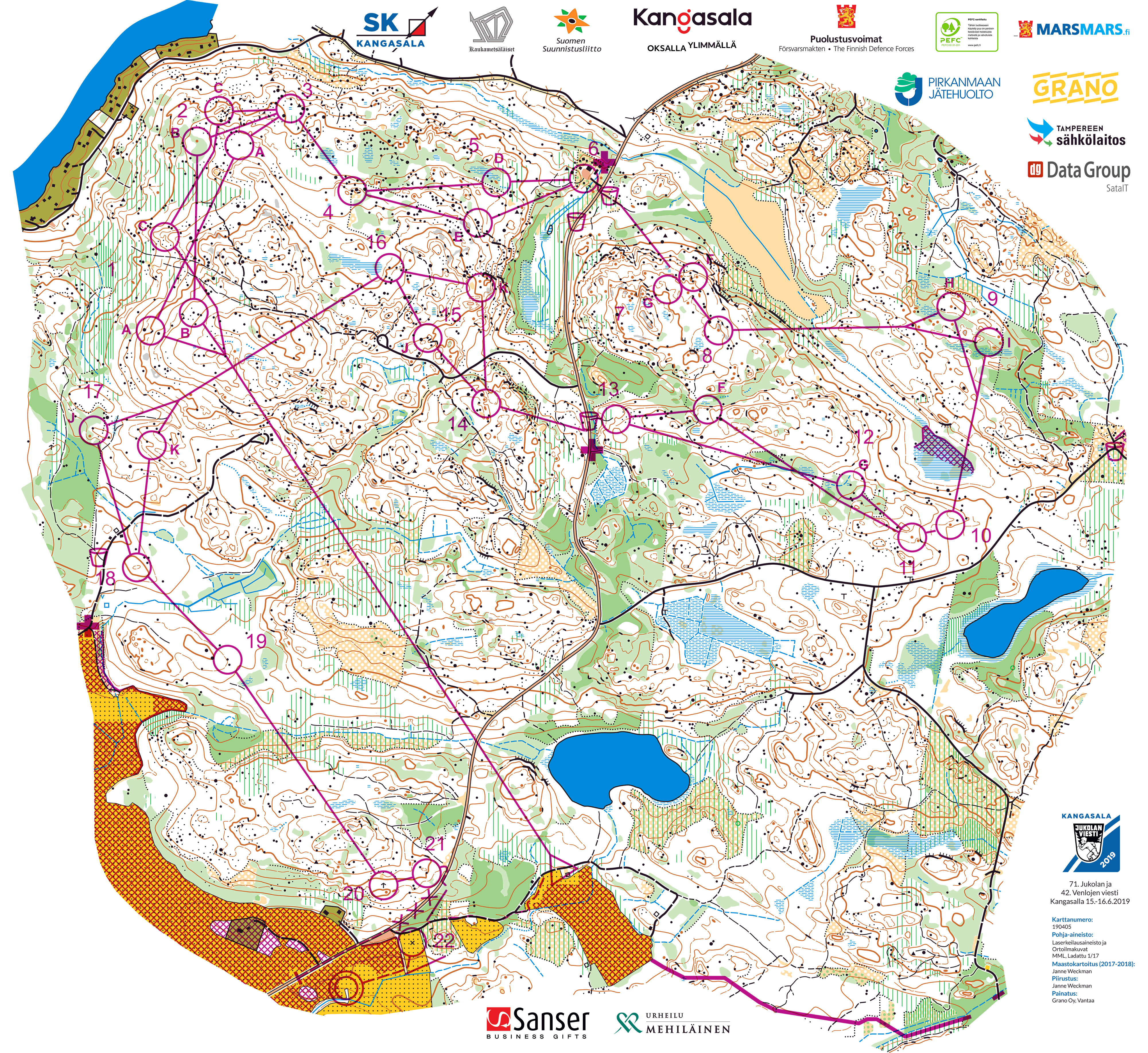 Jukola 2019 (sträcka 1) (2019-06-15)