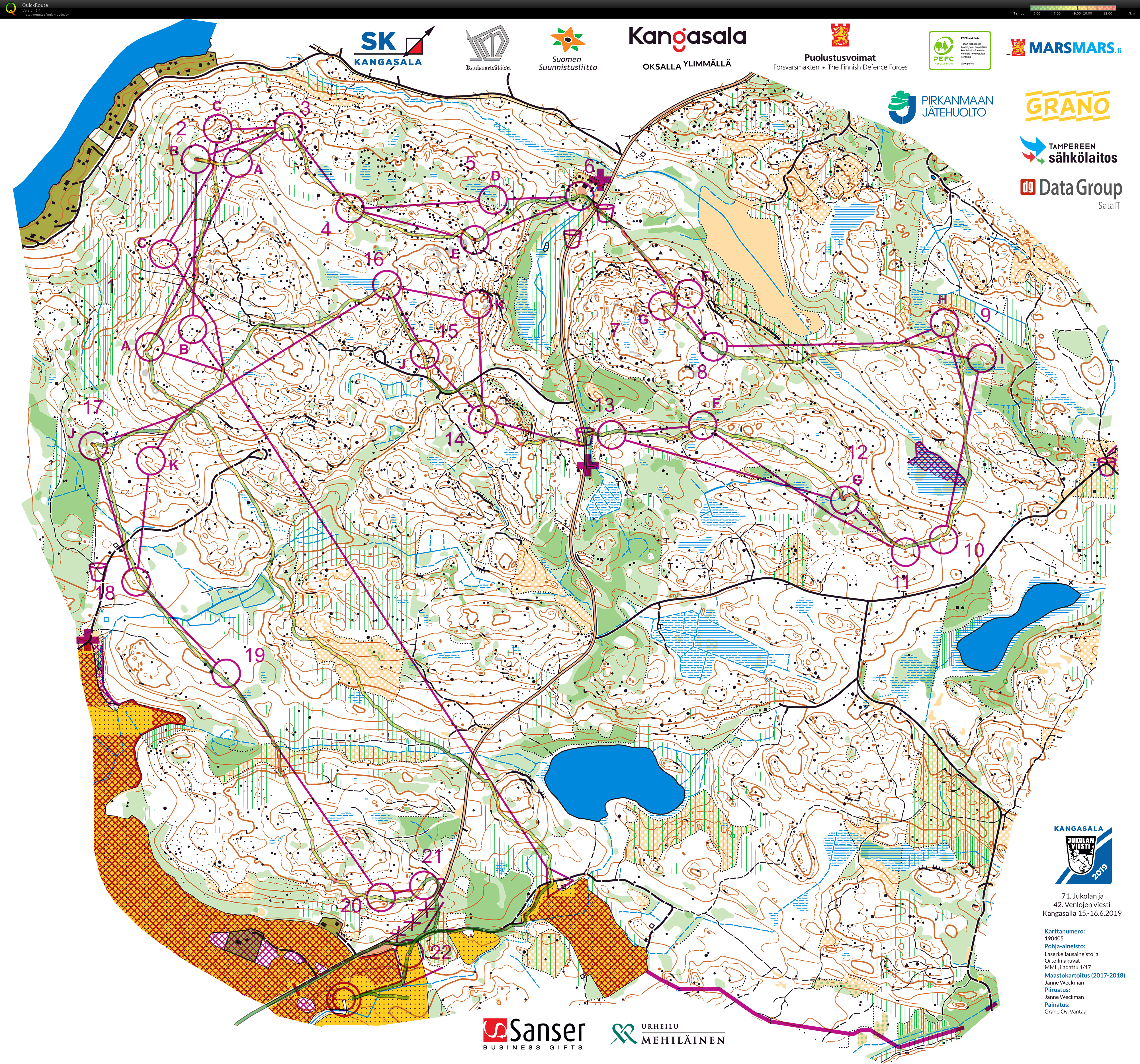 Jukola 2019 (sträcka 1) (2019-06-15)
