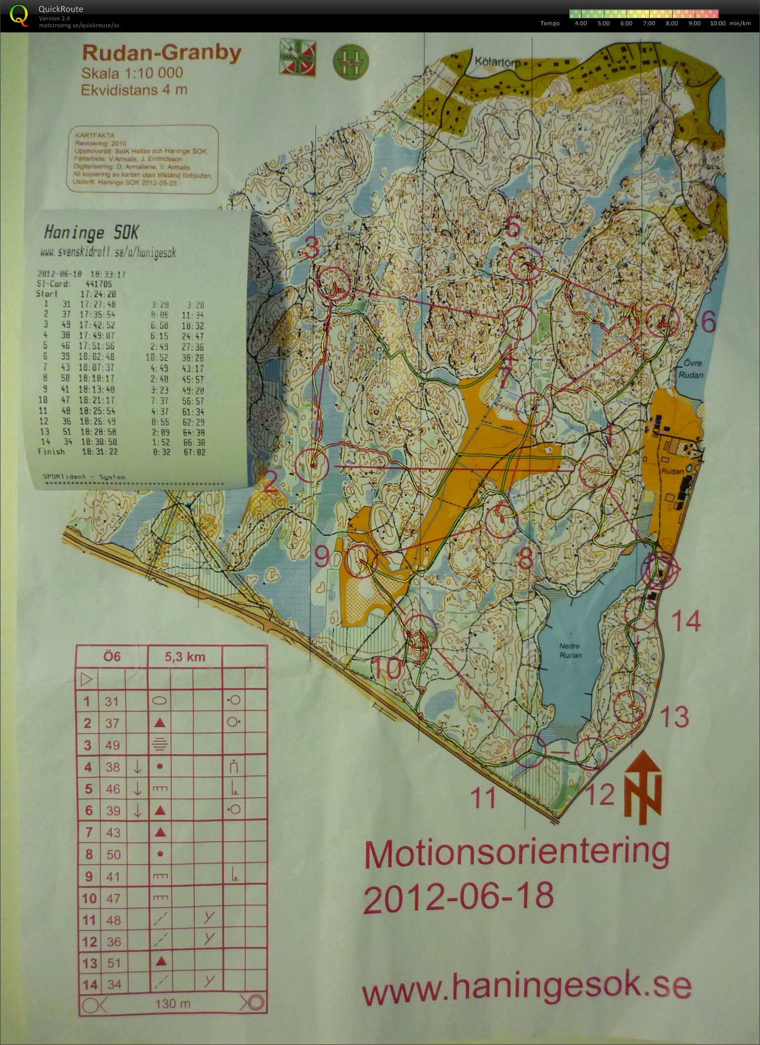Motionsorientering (18.06.2012)