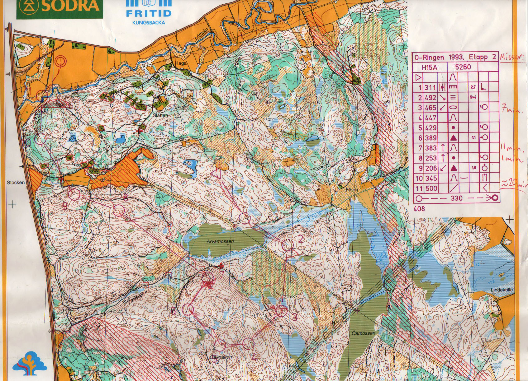 O-ringen Halland Etapp 2 (1993-07-20)