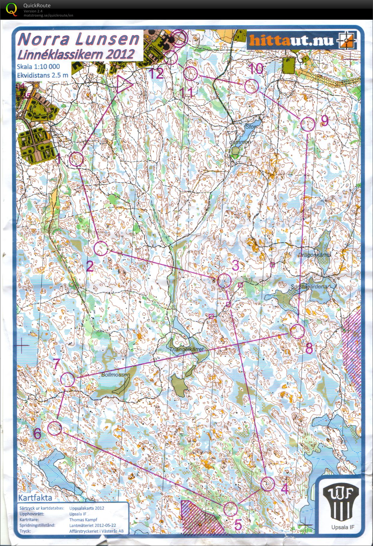 Linnéklassikern 2012 (2012-08-12)