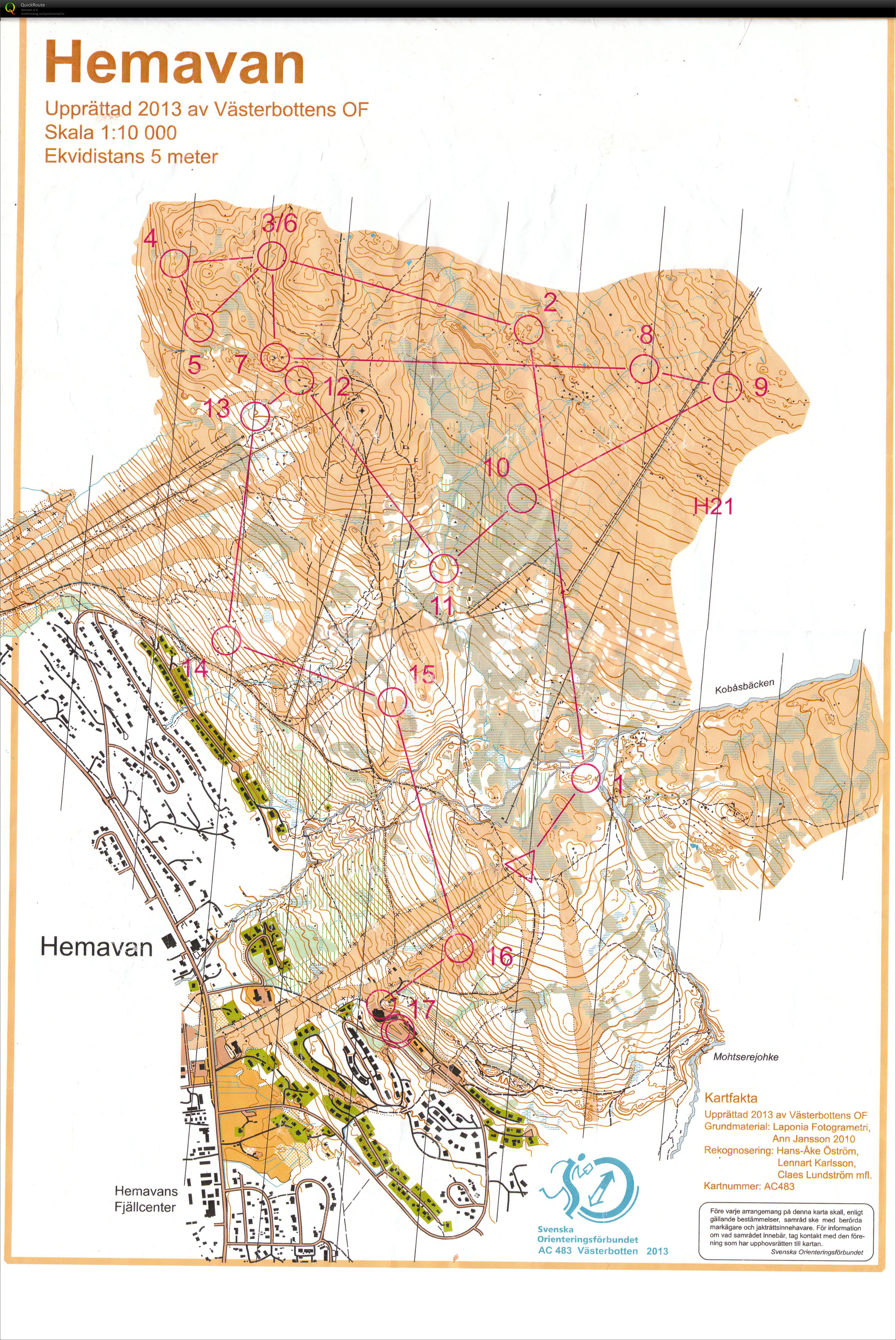 Hemavans tredagars E3/lång (H21) (2013-07-31)