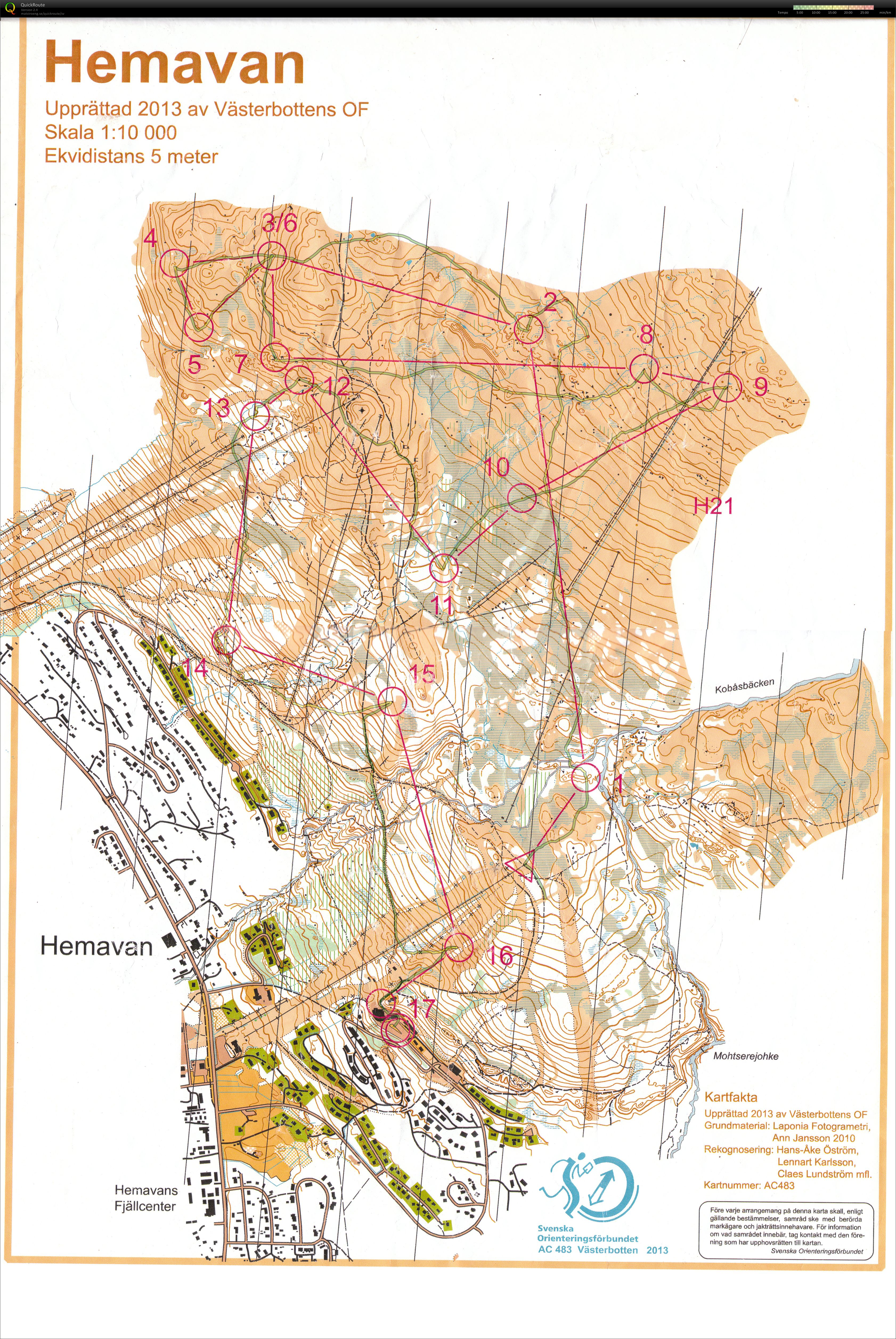Hemavans tredagars E3/lång (H21) (2013-07-31)