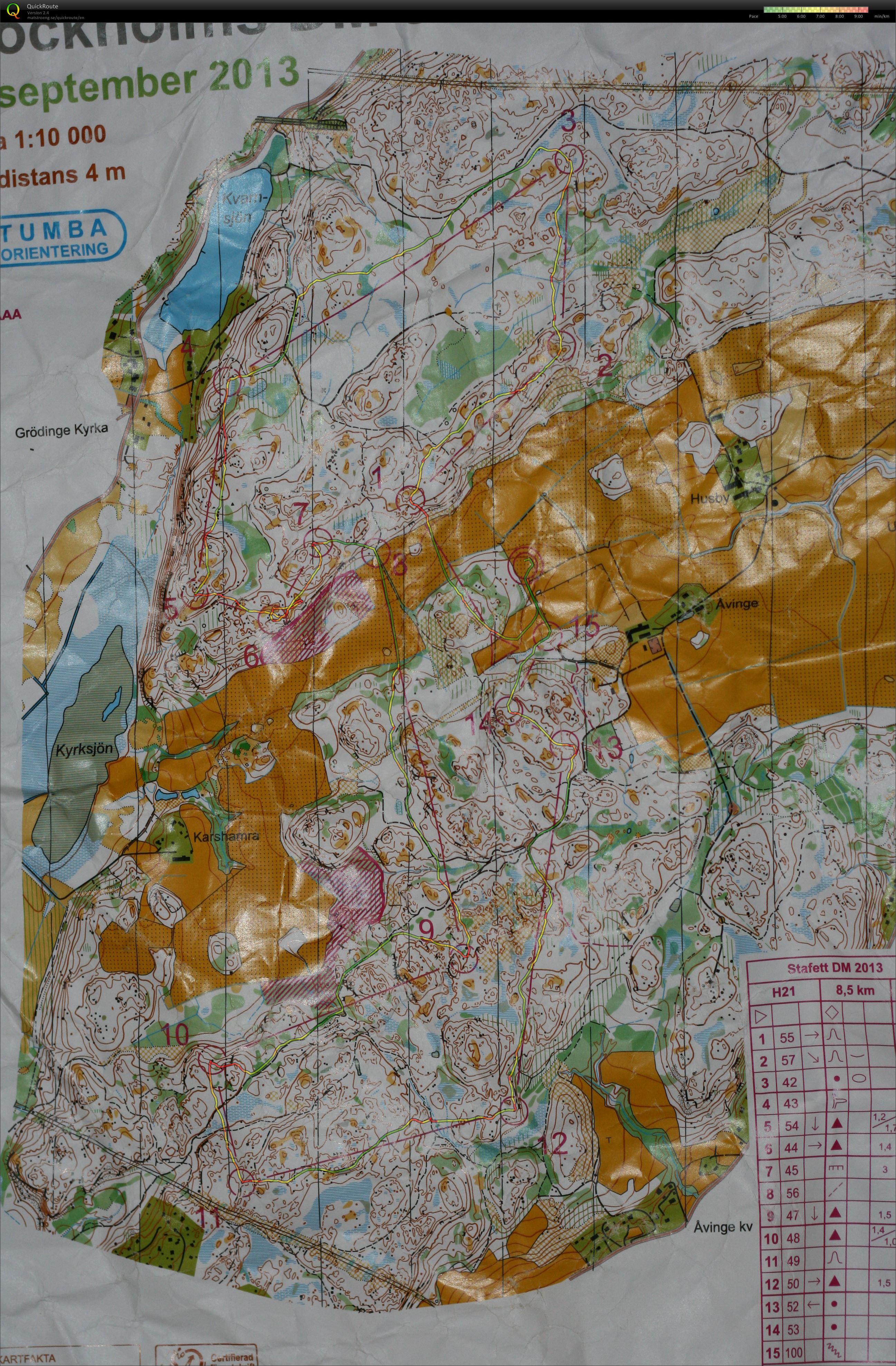 DM stafett Stockholm (2013-09-15)