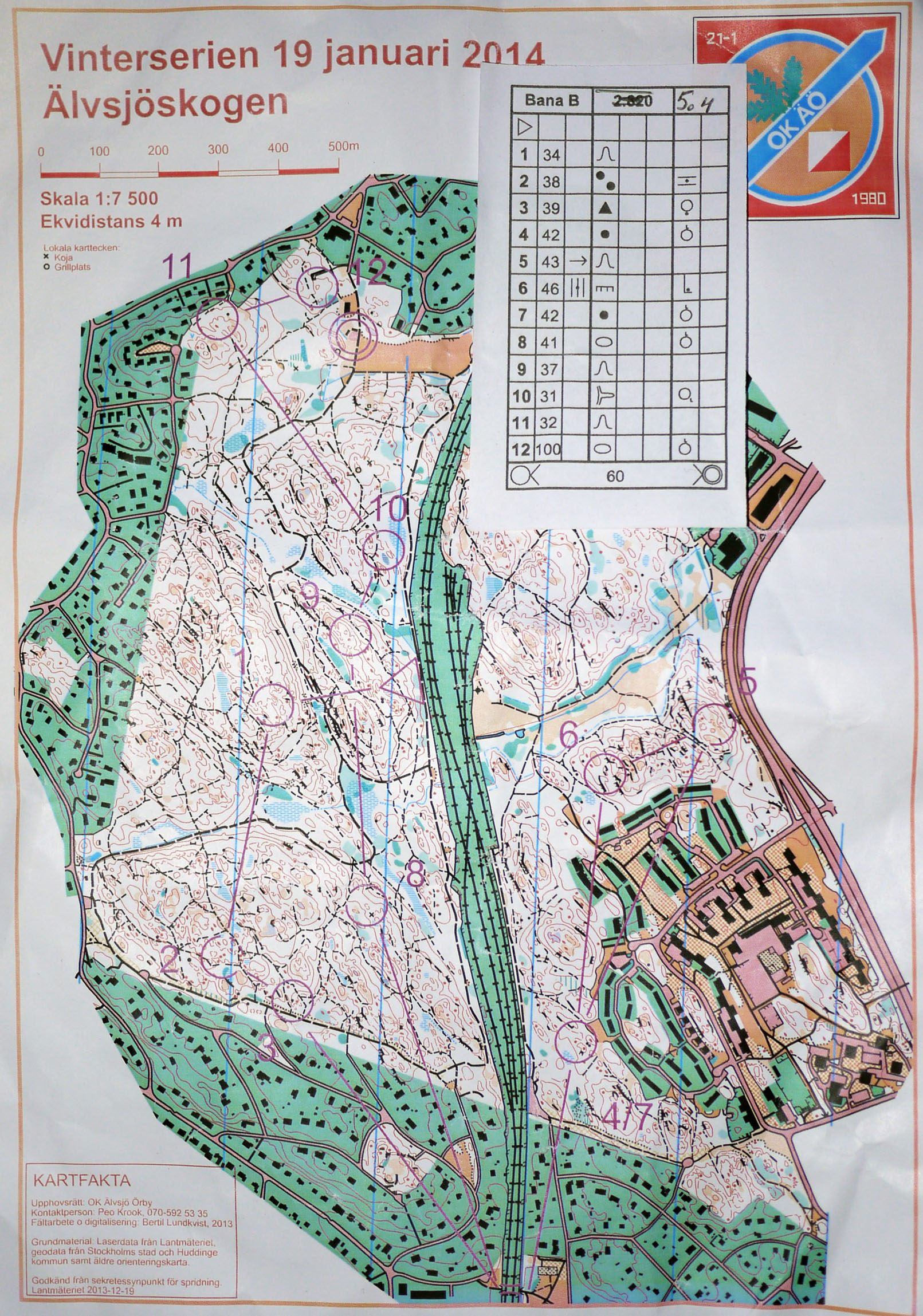 Vinterserien, Älvsjö (19-01-2014)
