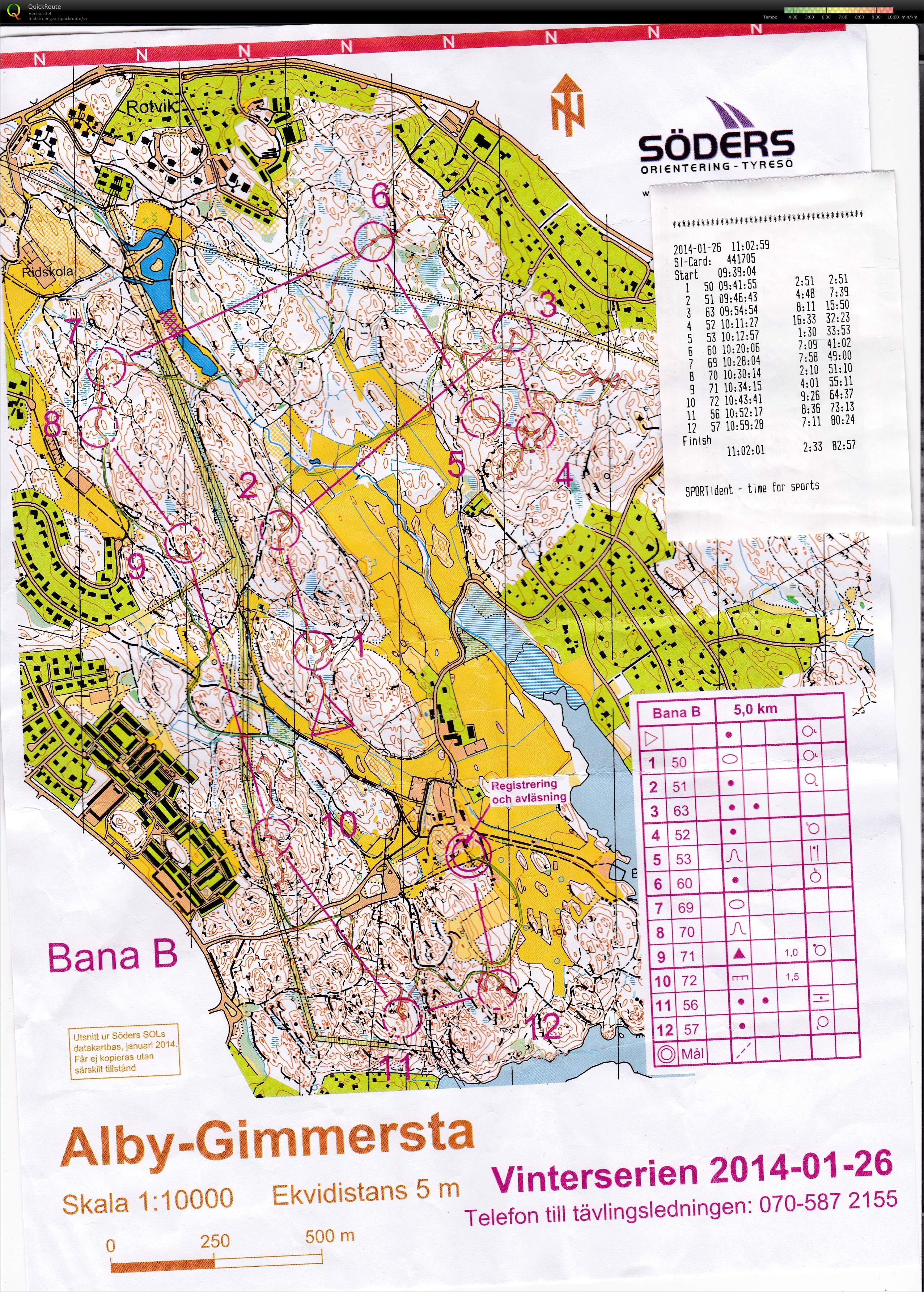 Vinterserien Alby friluftsgård (2014-01-26)