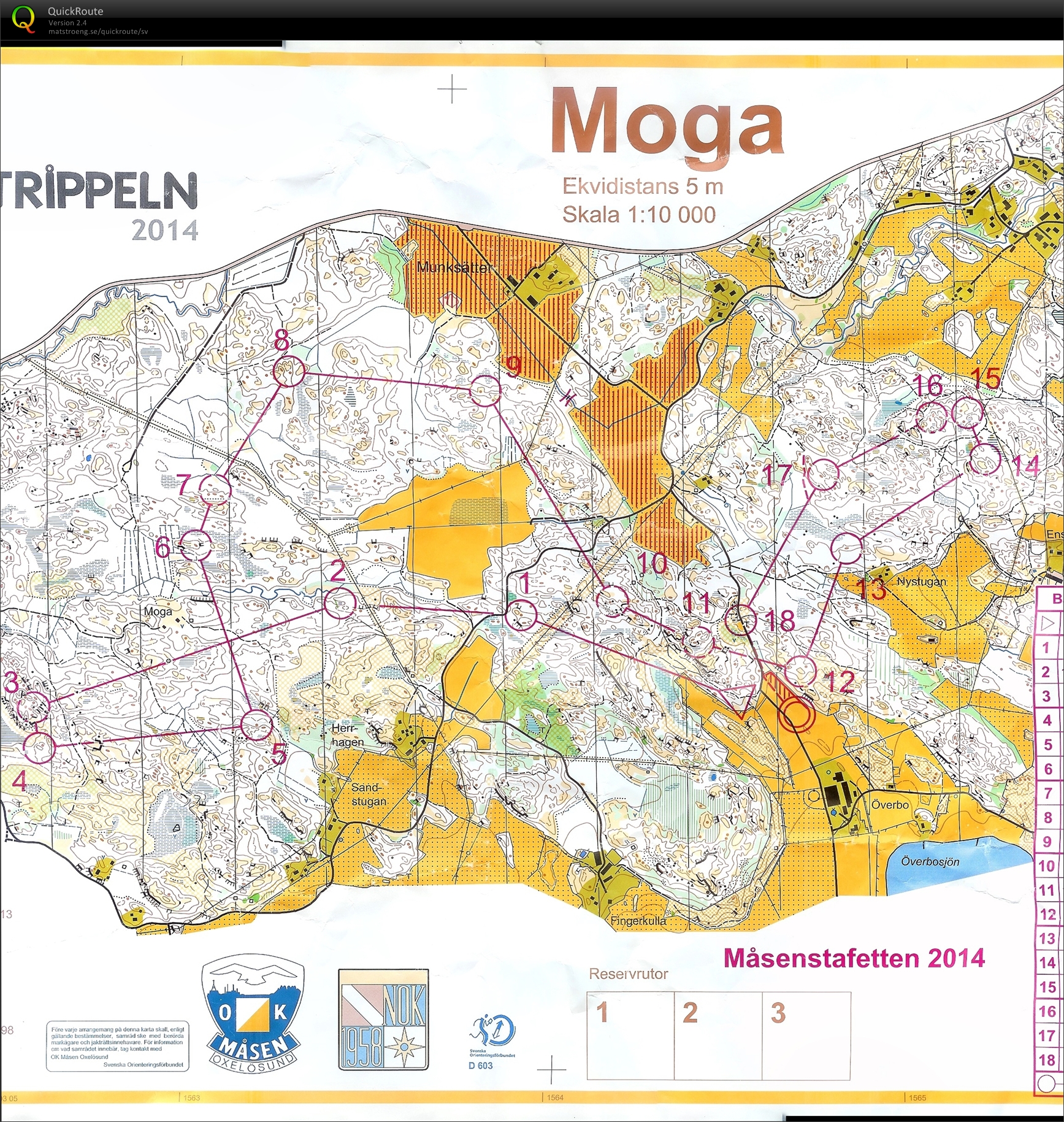 Måsenstafetten - öppen motion (ÖM9) (2014-03-30)