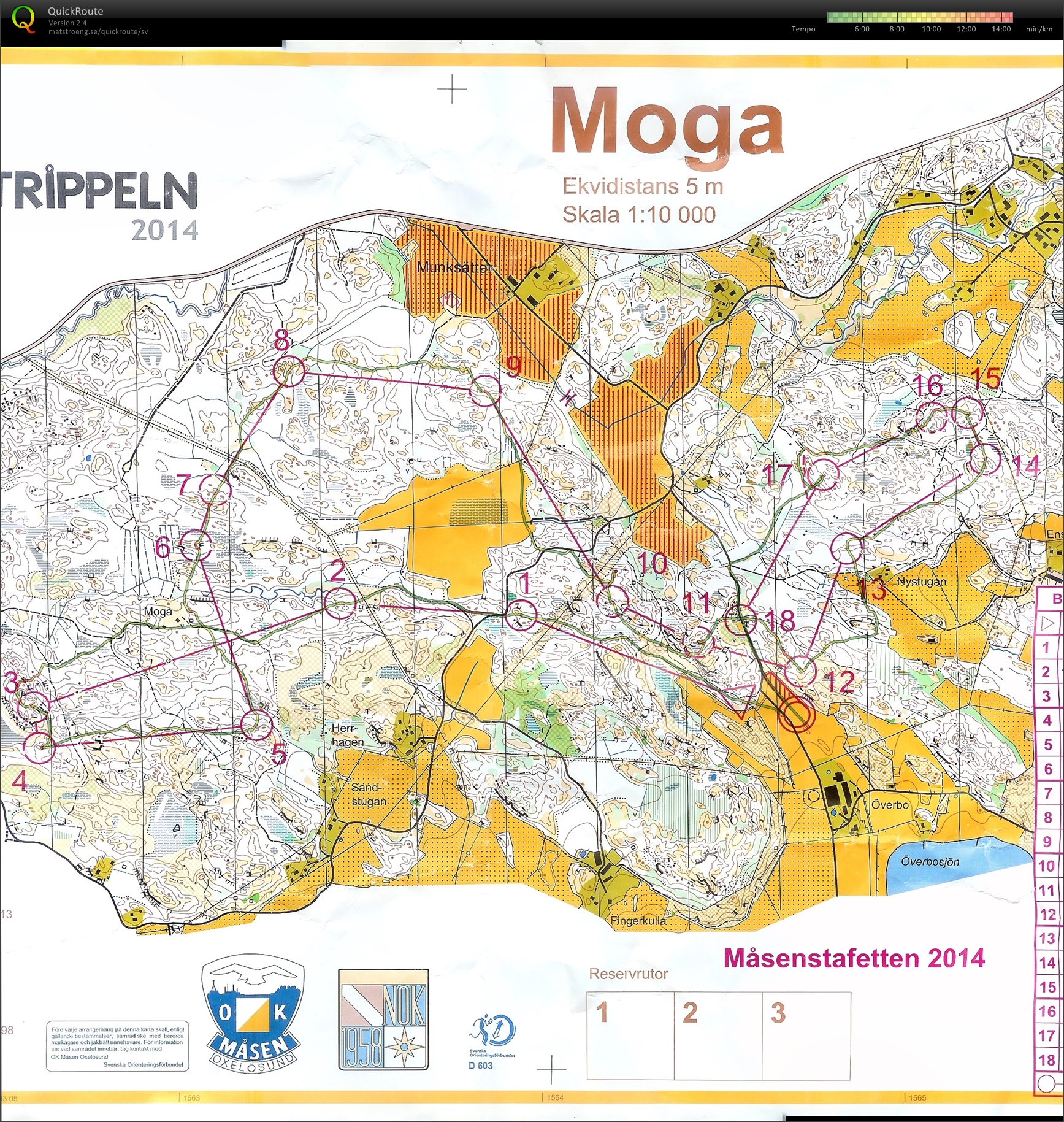 Måsenstafetten - öppen motion (ÖM9) (2014-03-30)