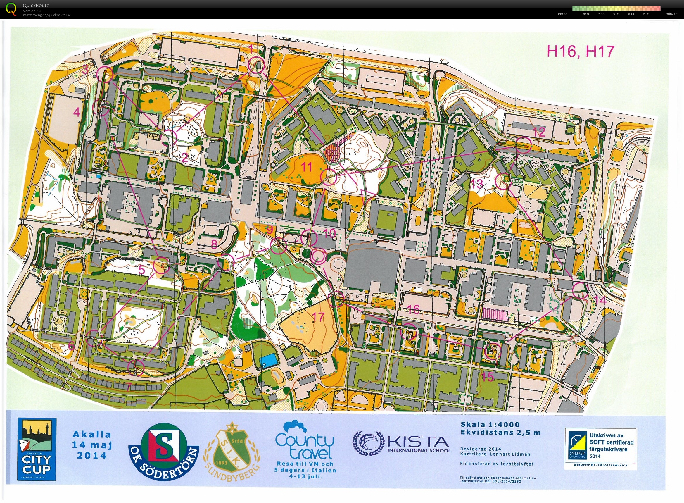 Stockholm City Cup 1 - 2014 (14/05/2014)