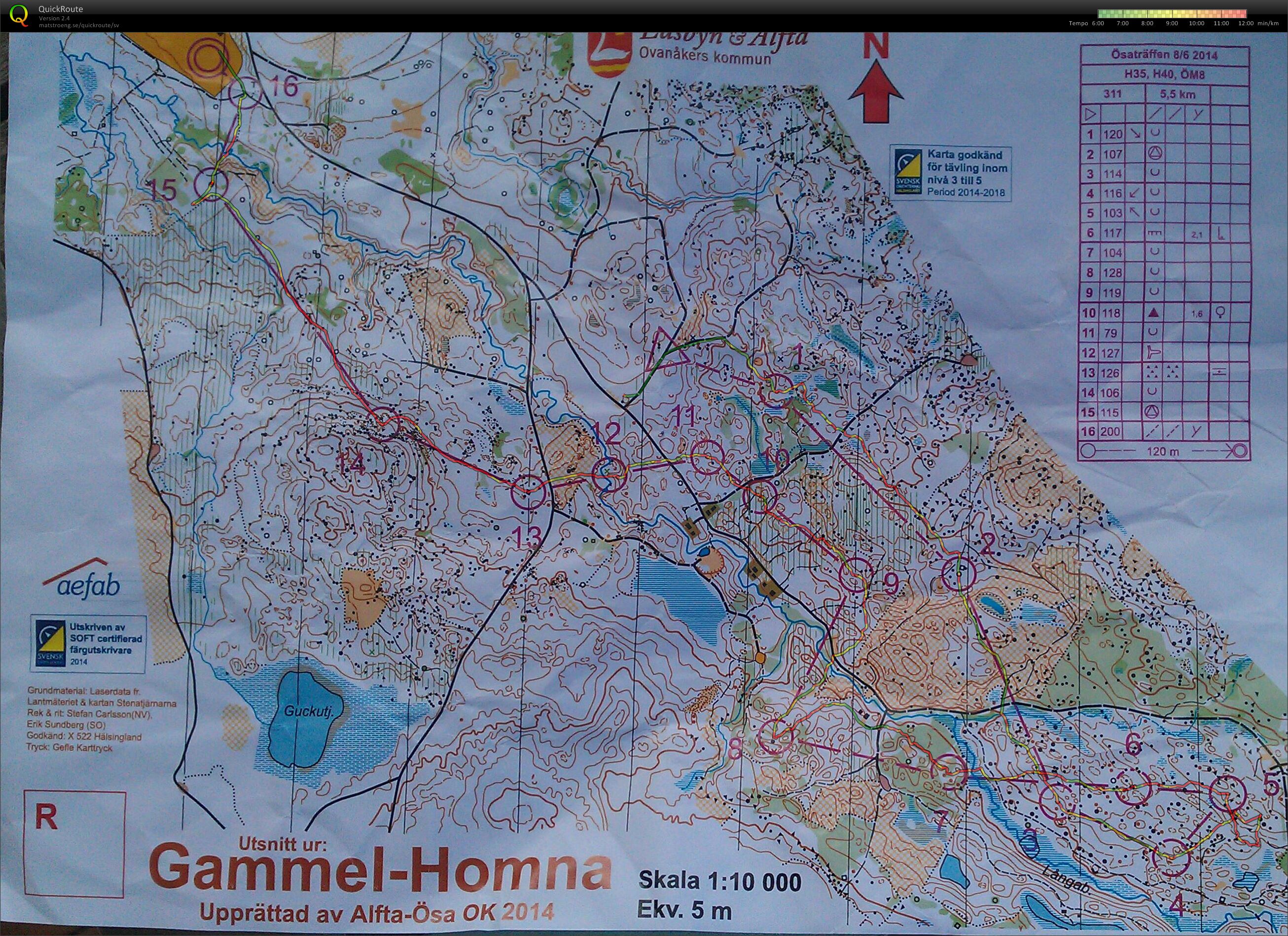 ÖSA-träffen 2014, etapp 3 medel (2014-06-08)