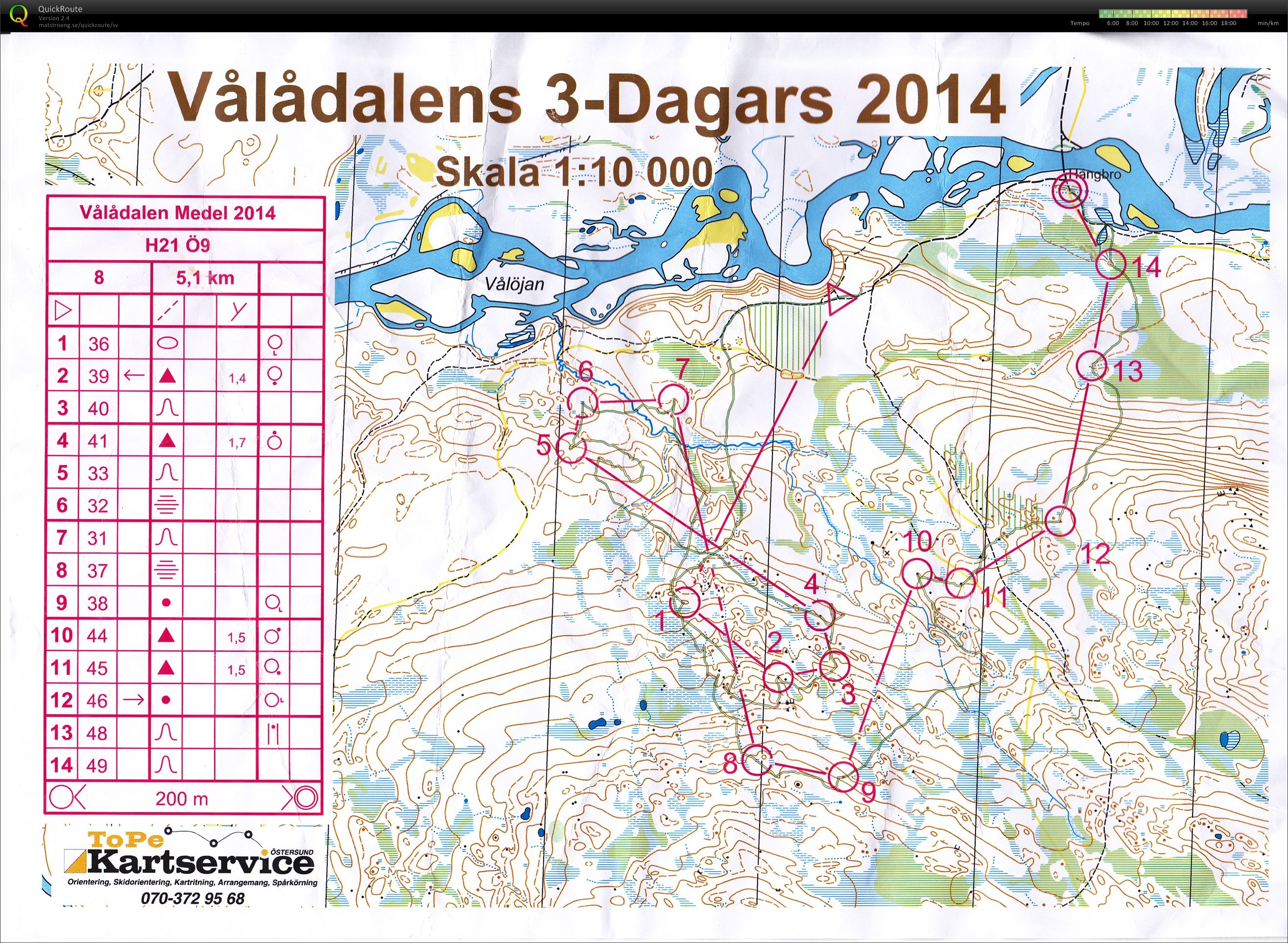 Vålådalens 3-dagars E2/medel (H21) (2014-07-05)