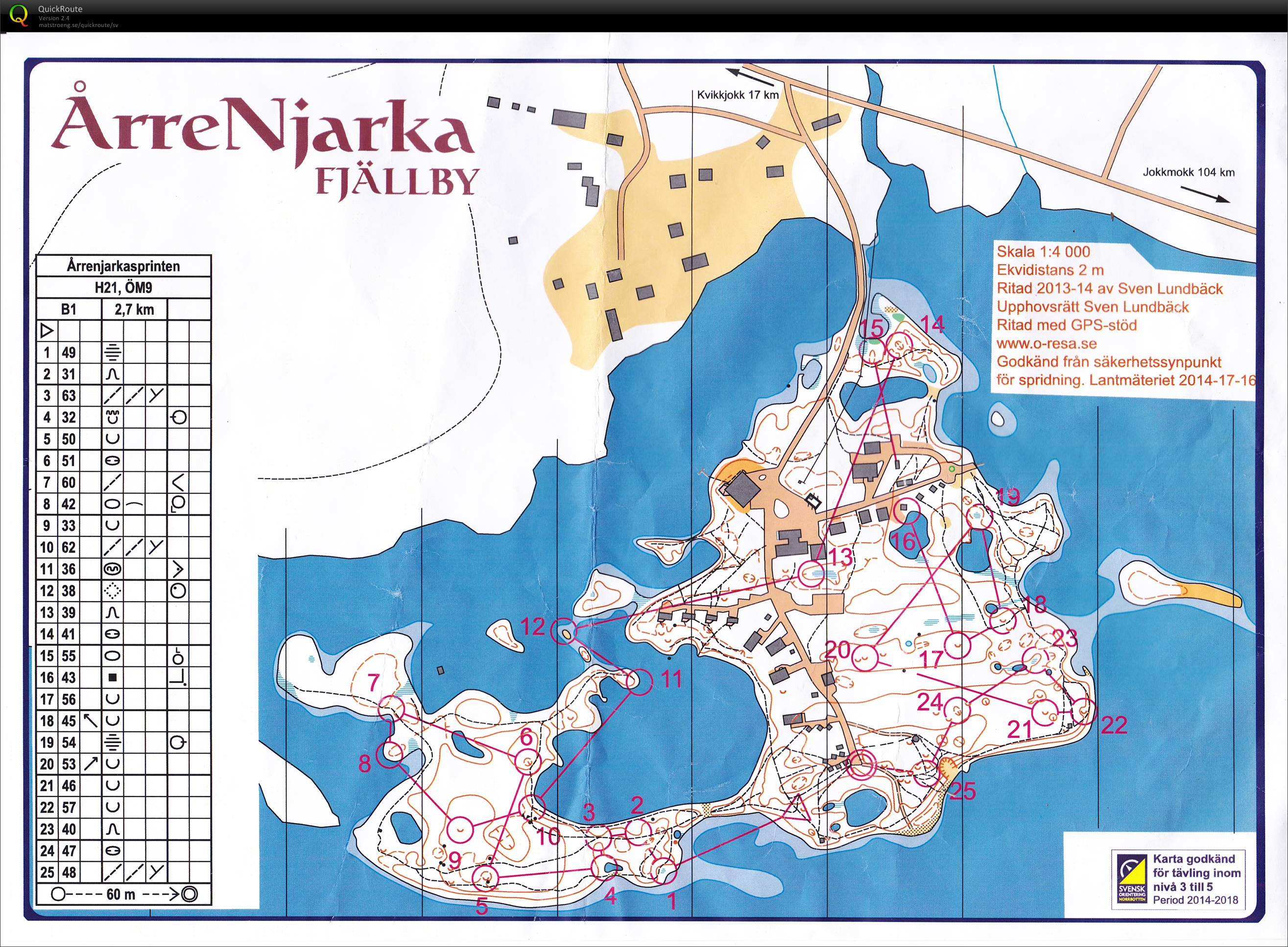 Lapplands 5-dagars E1/Årrenjarkasprinten (H21) (30/07/2014)