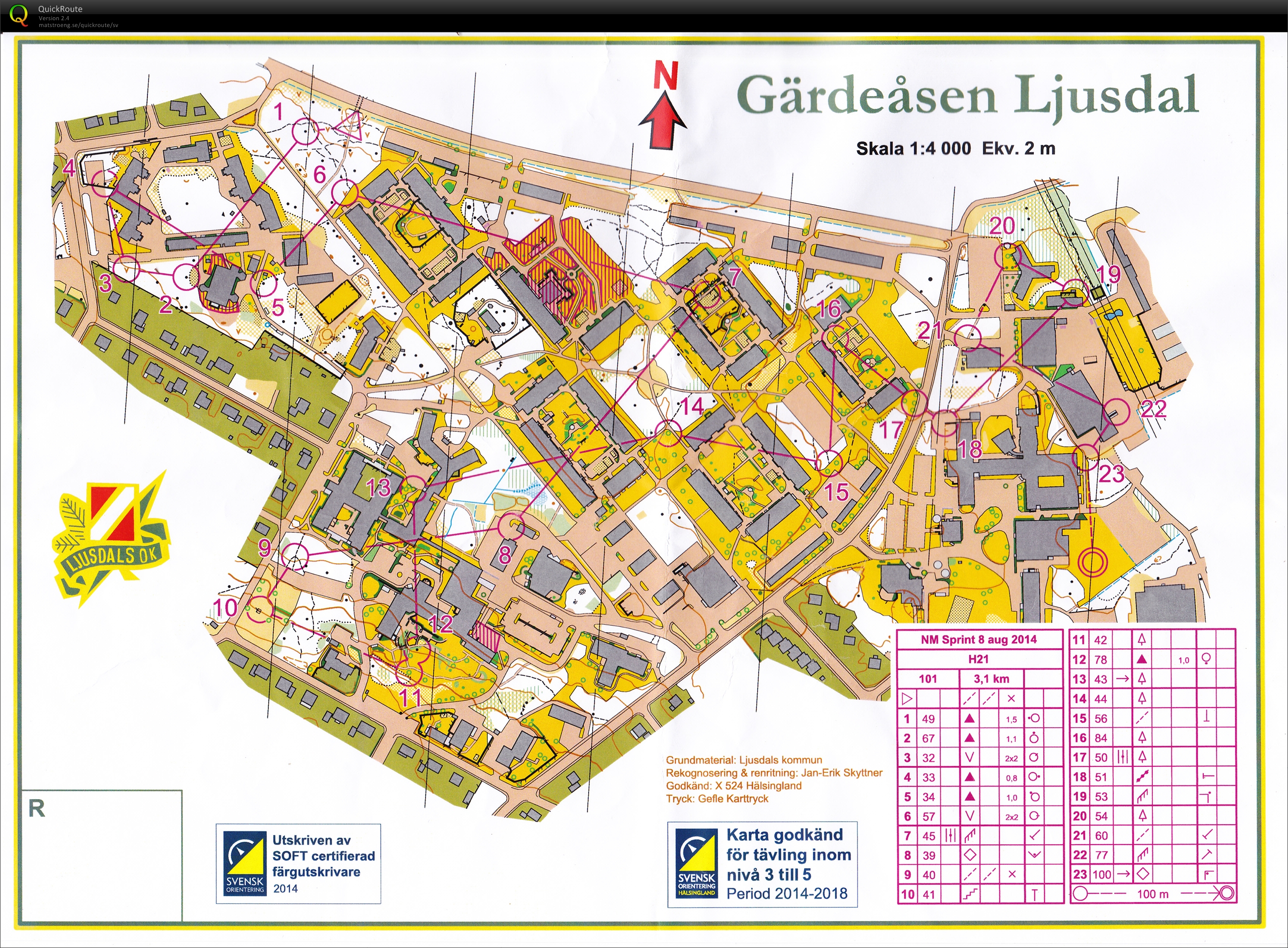 Norrlandsmästerskap sprint (H21E) (2014-08-08)